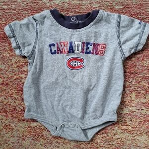 NHL Official Canadiens Onesie - Habs 6-9 months size